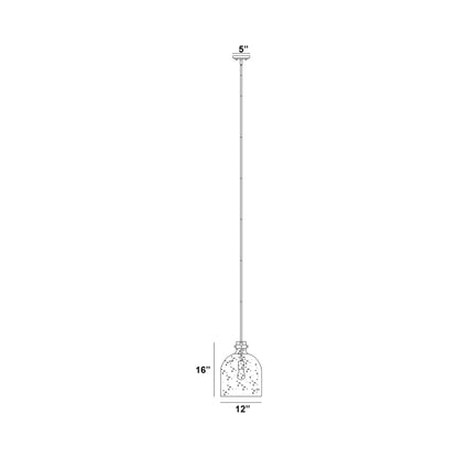 Pearson Pendant Light - line drawing.