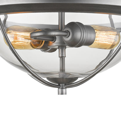 Persis Semi Flush Mount Ceiling Light in Detail.