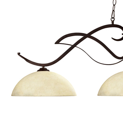 Phoenix Dome Billiard Pendant Light in Detail.