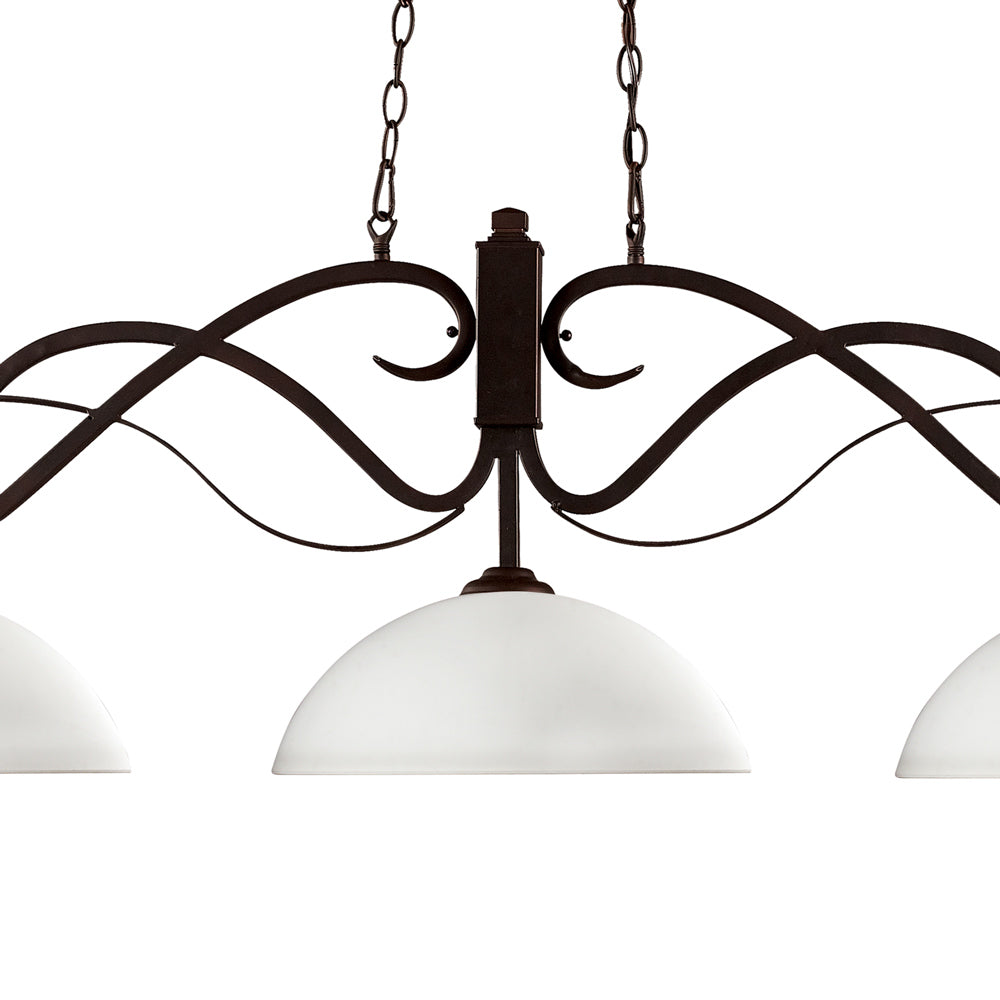 Phoenix Dome Billiard Pendant Light in Detail.