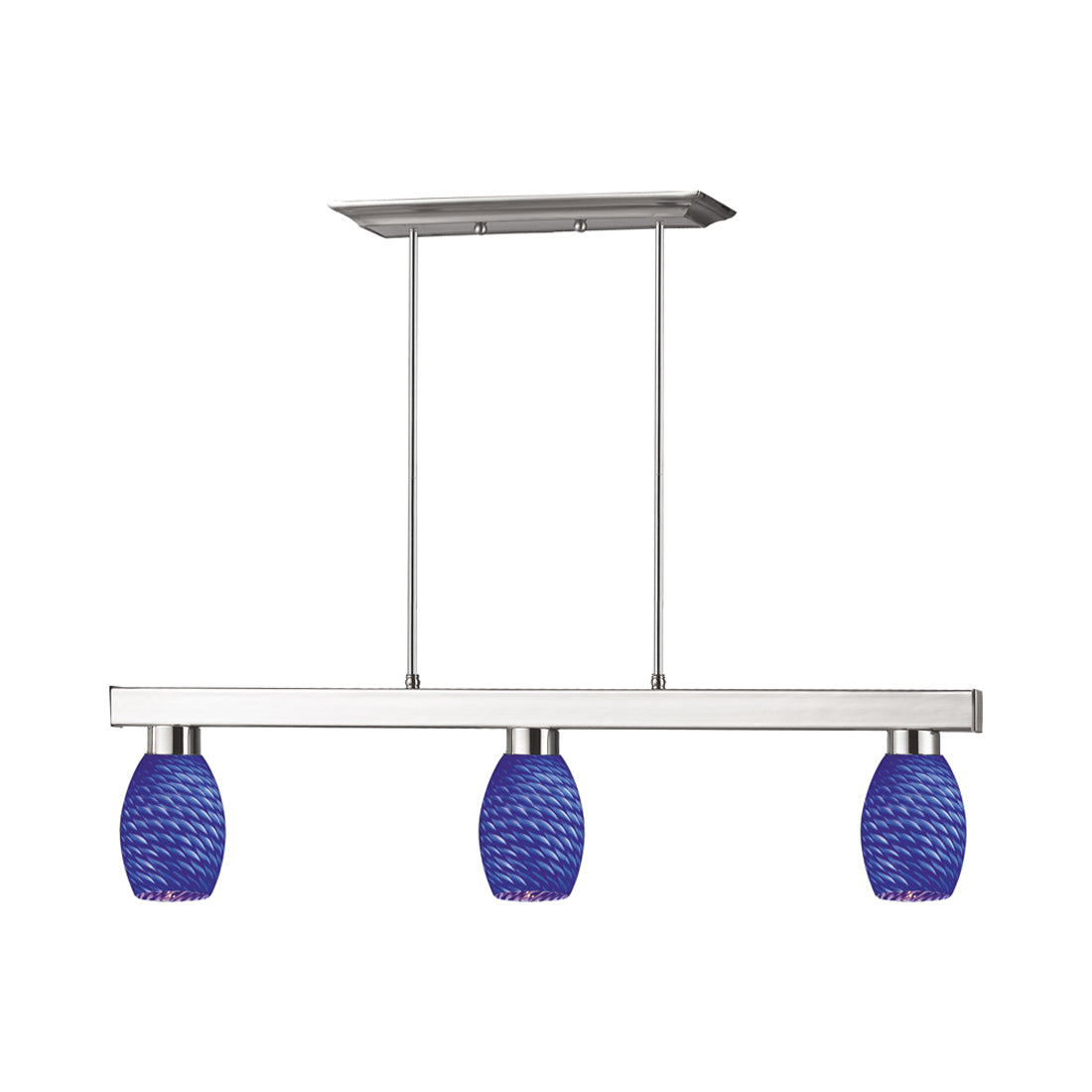 Players Billiard Pendant Light in Blue.