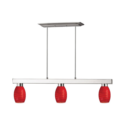 Players Billiard Pendant Light in Red.