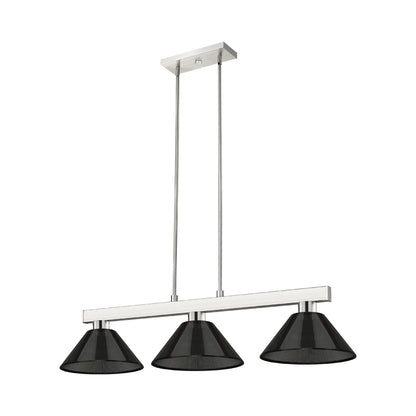 Players Cone Billiard Pendant Light in Detail.