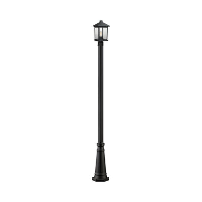 Portland 519P Outdoor Post Light in Black (109.75-Inch).