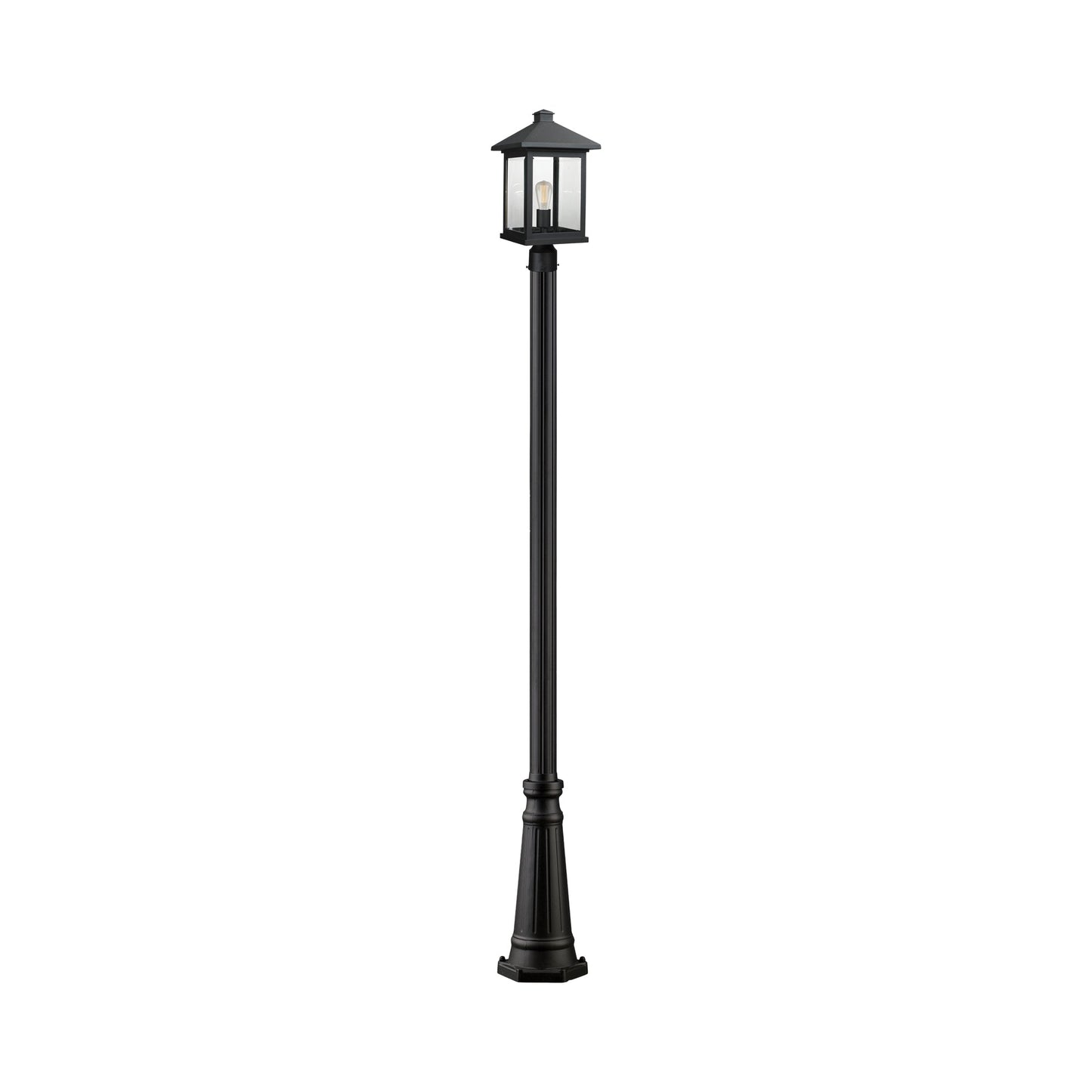 Portland 519P Outdoor Post Light in Black (112.25-Inch).