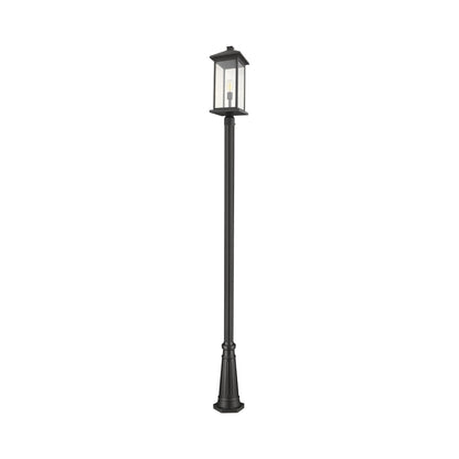 Portland 519P Outdoor Post Light in Black (117.25-Inch).
