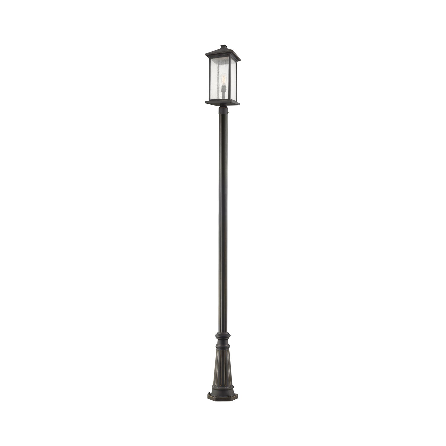 Portland 519P Outdoor Post Light in Oil Rubbed Bronze (117.25-Inch).