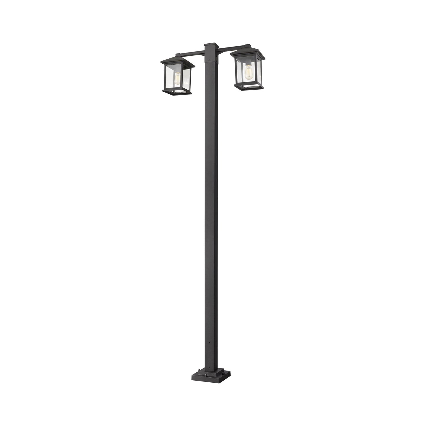 Portland 531 Outdoor Post Light in Black (2-Light).