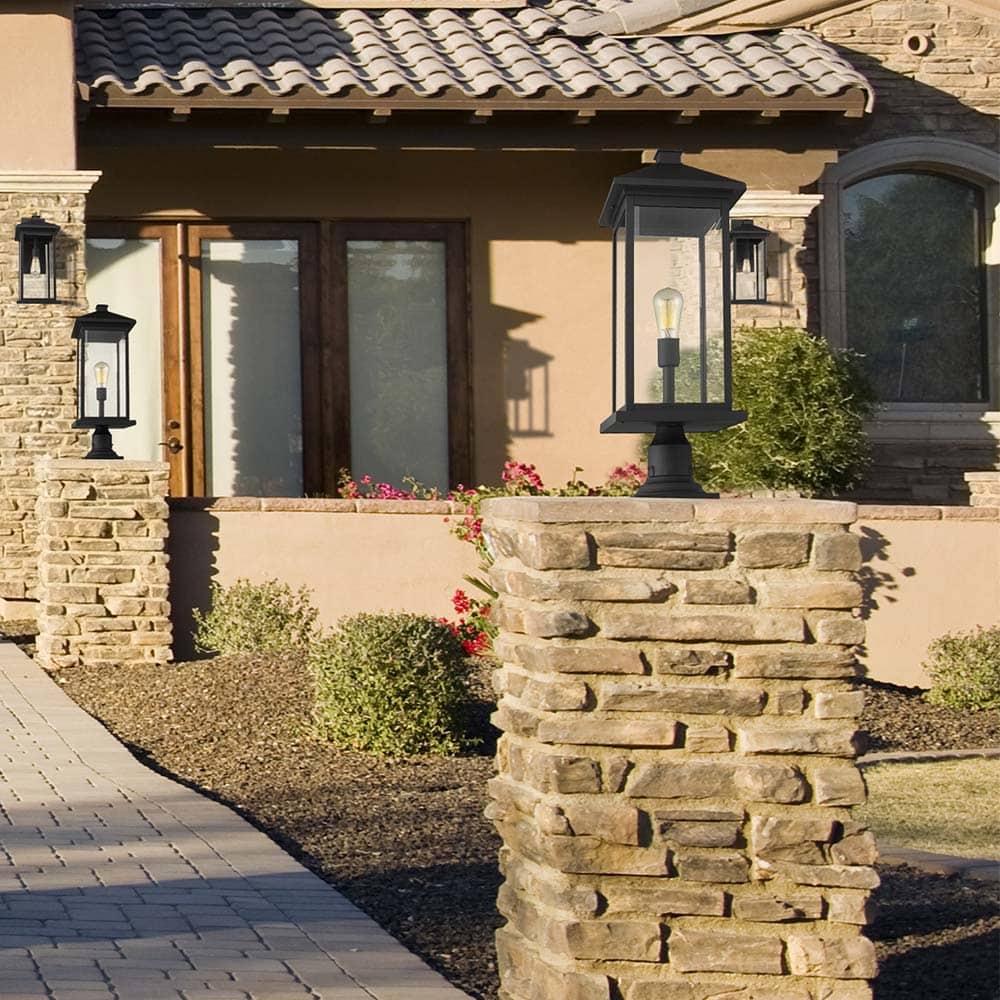 Portland 533PM Outdoor Pier Mount Light in Outside Area.