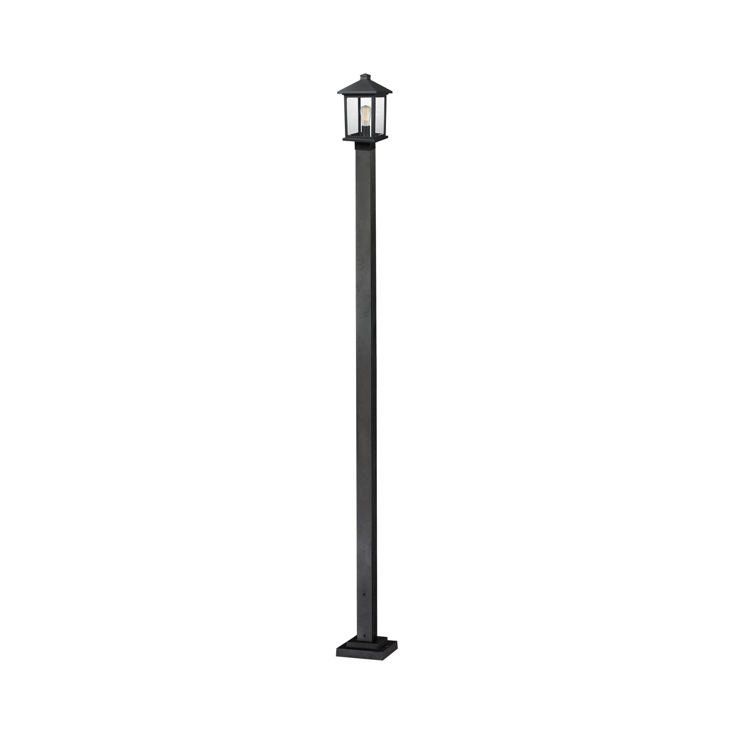 Portland 536P Outdoor Post Light in Black (109.38-Inch).