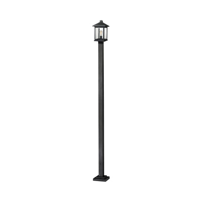 Portland 536P Outdoor Post Light in Black (112-Inch).