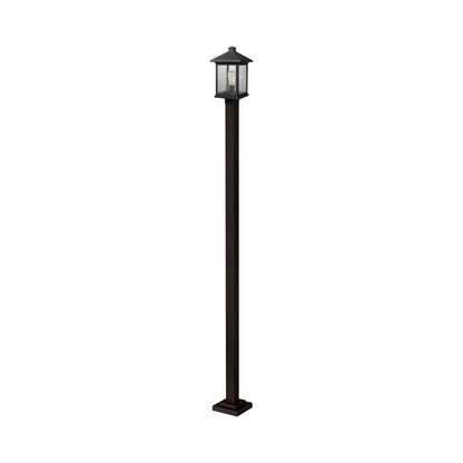 Portland 536P Outdoor Post Light in Oil Rubbed Bronze (112-Inch).