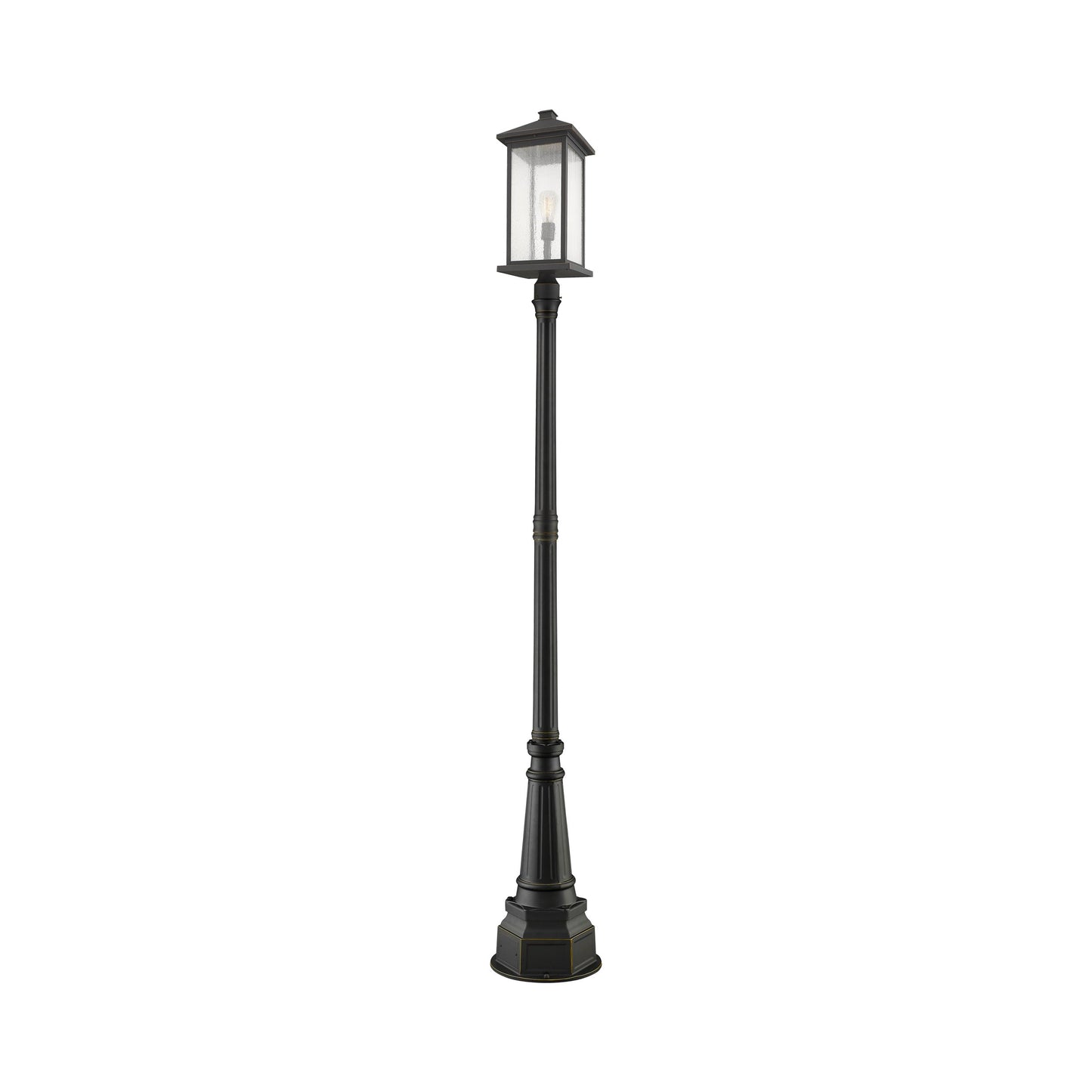 Portland 564P Outdoor Post Light in Oil Rubbed Bronze.