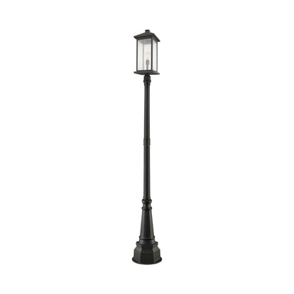 Portland 564P Outdoor Post Light in Oil Rubbed Bronze.