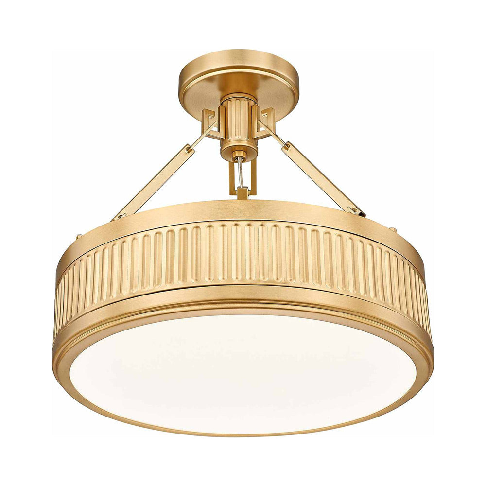 Quinn LED Semi Flush Mount Ceiling Light in Detail.
