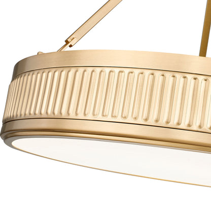 Quinn LED Semi Flush Mount Ceiling Light in Detail.