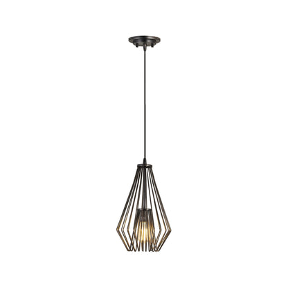 Quintus Pendant Light in Plated Bronze (9.25-Inch).