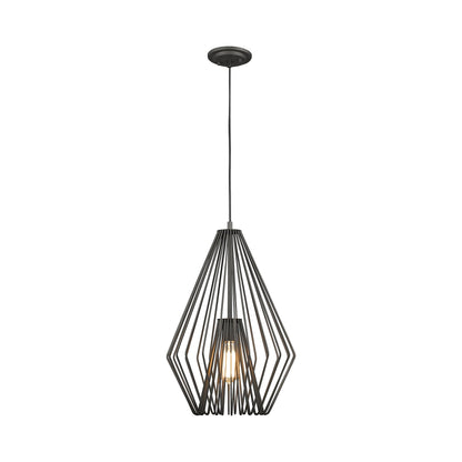 Quintus Pendant Light in Bronze (12.25-Inch).