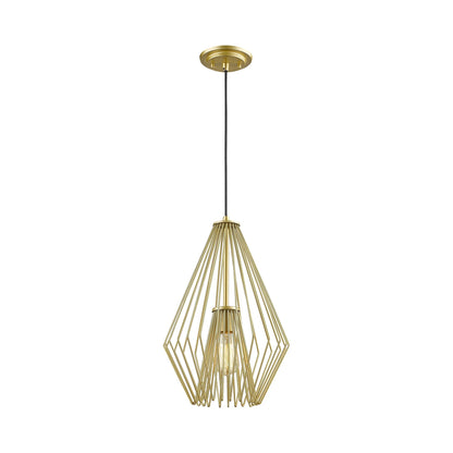 Quintus Pendant Light in Metallic Gold (12.25-Inch).