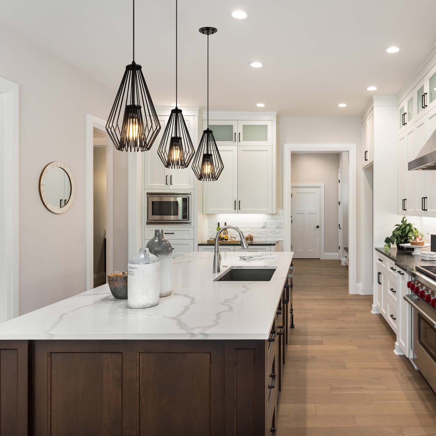 Quintus Pendant Light in kitchen.