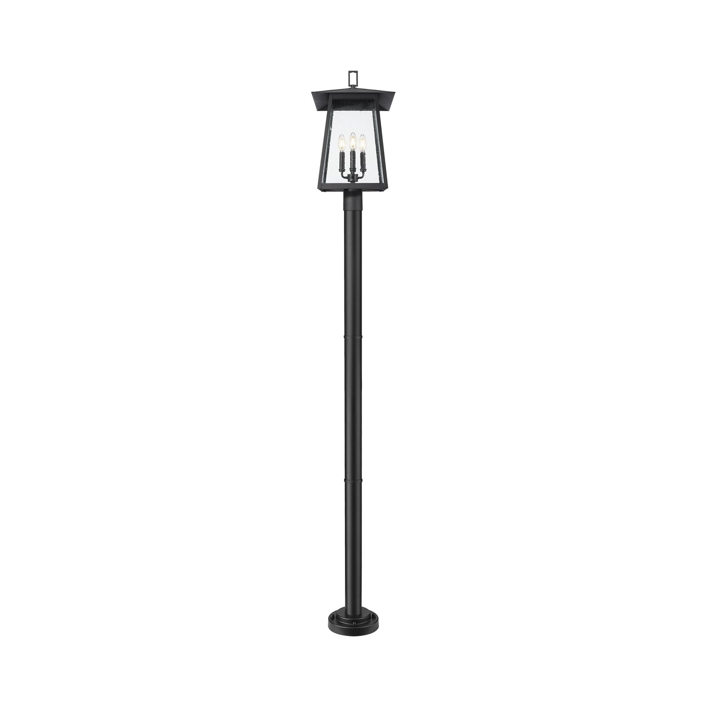 Rainer Outdoor Lean Post Light in Detail.