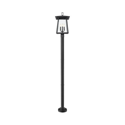 Rainer Outdoor Lean Post Light in Detail.