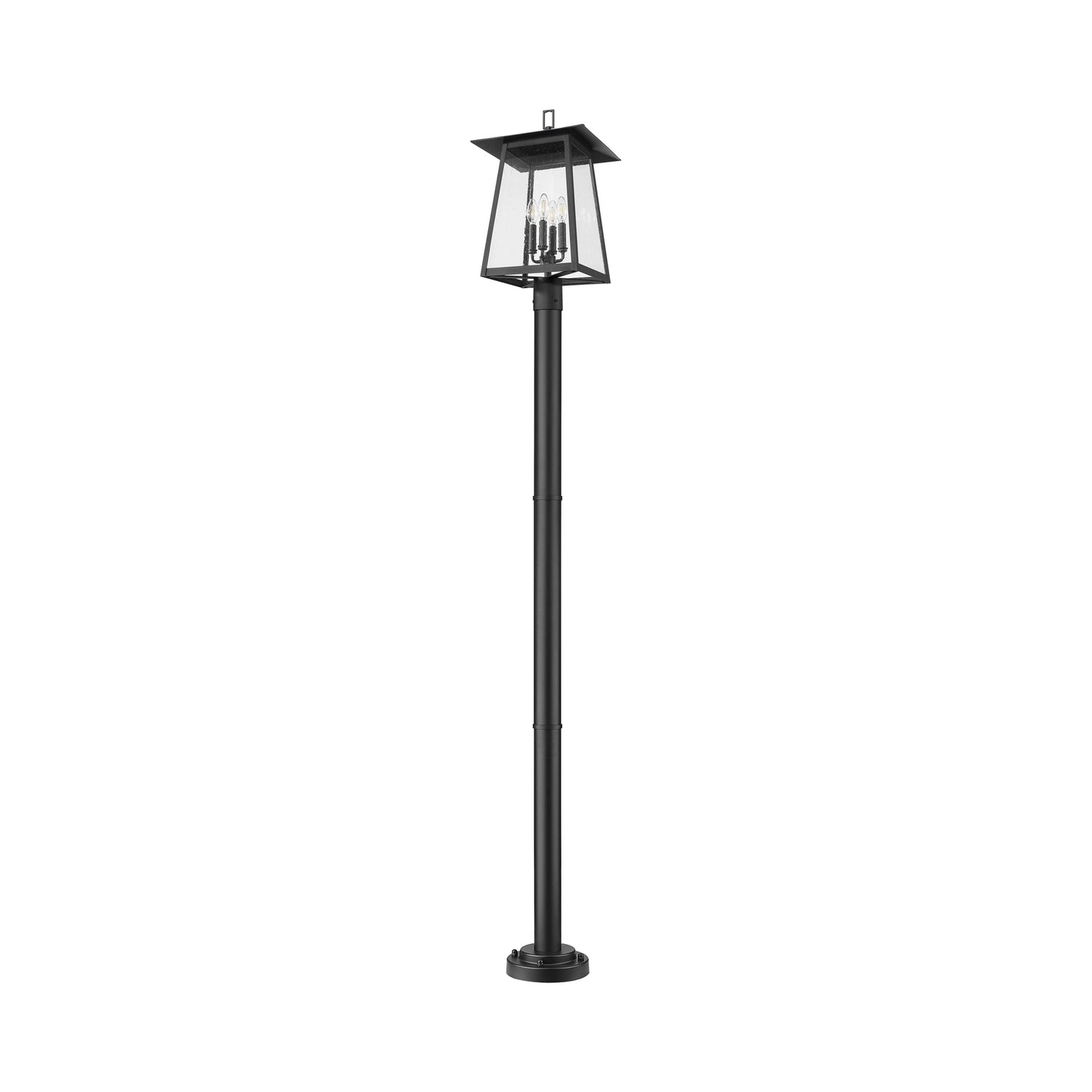 Rainer Outdoor Lean Post Light in Detail.