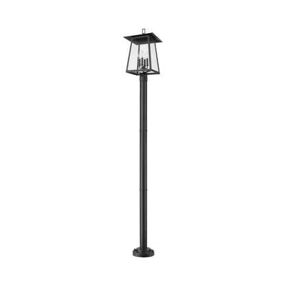 Rainer Outdoor Lean Post Light in Detail.