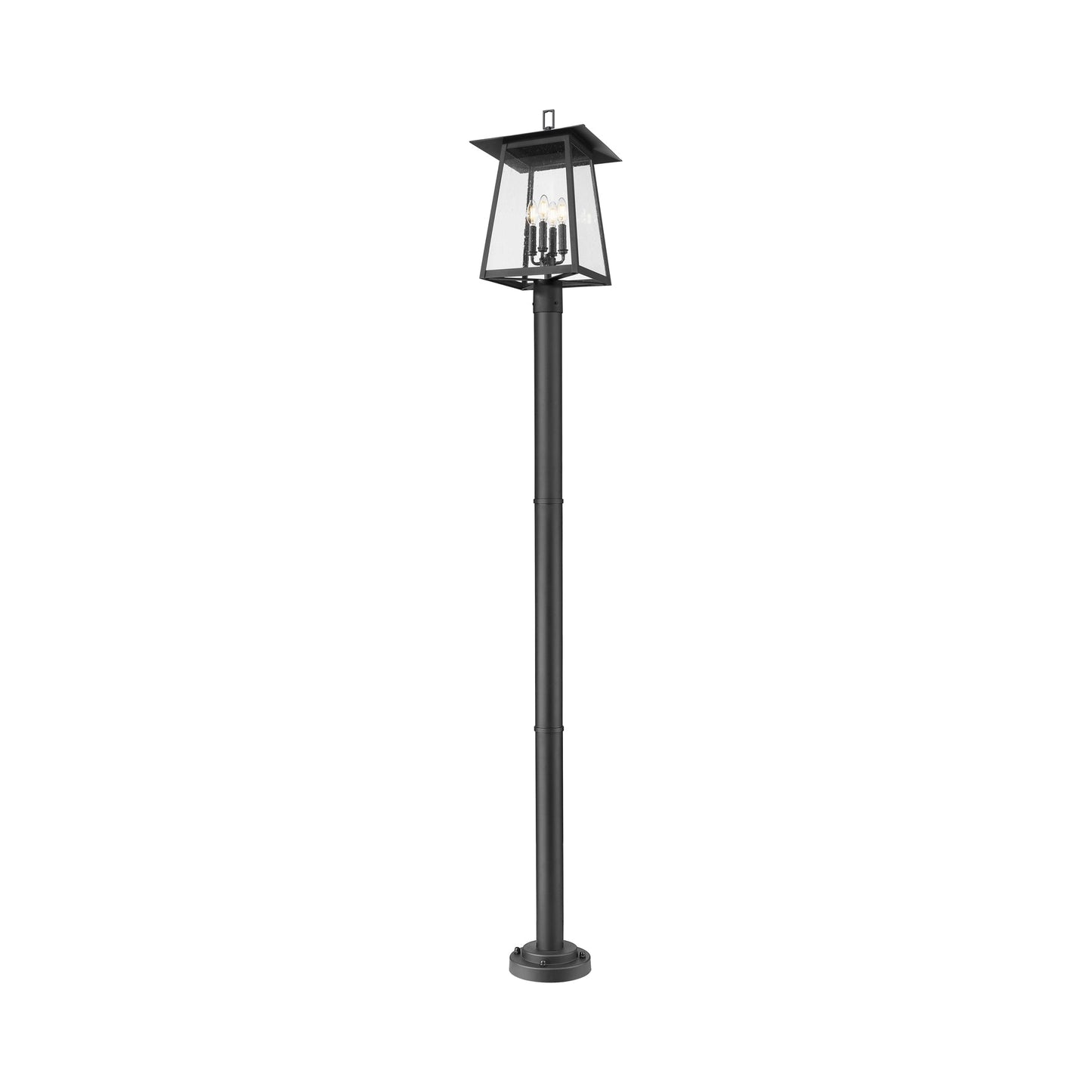 Rainer Outdoor Lean Post Light in Detail.