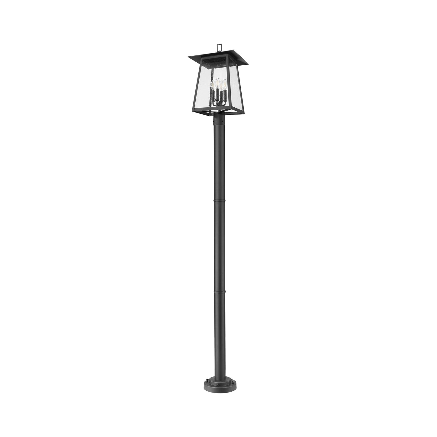 Rainer Outdoor Lean Post Light in Detail.