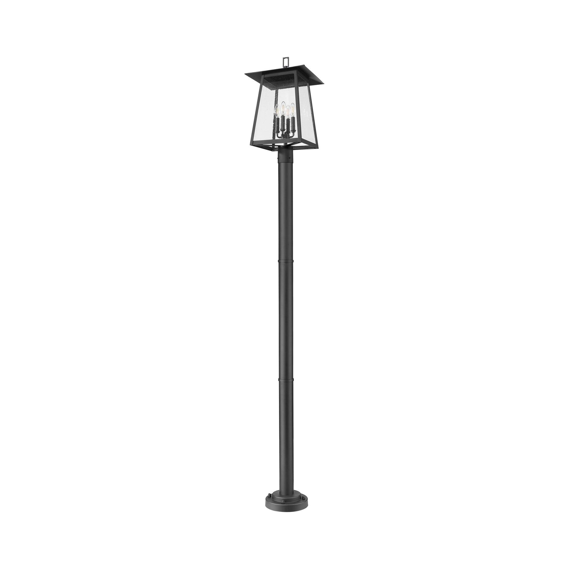Rainer Outdoor Lean Post Light in Detail.