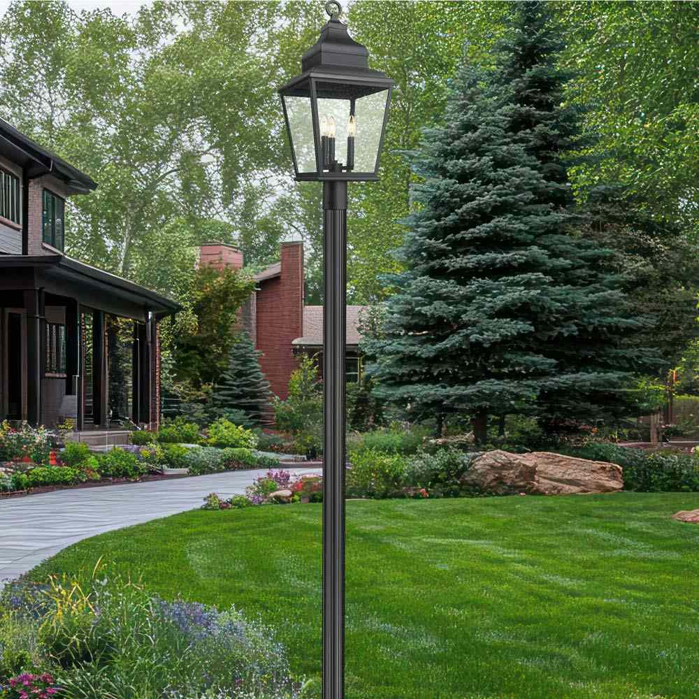 Raphael 5011 Outdoor Post Light in Outside Area.