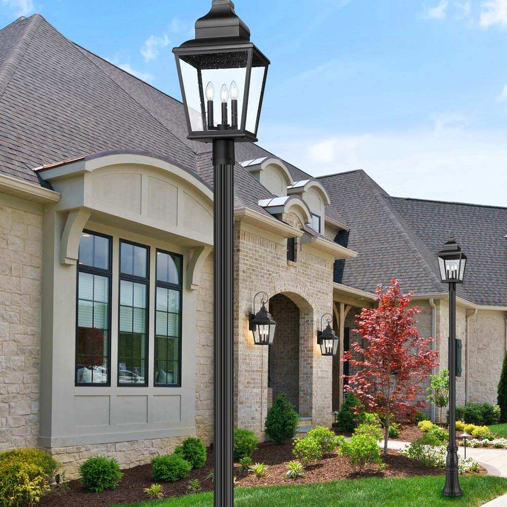 Raphael 518 Outdoor Post Light in Outside Area.