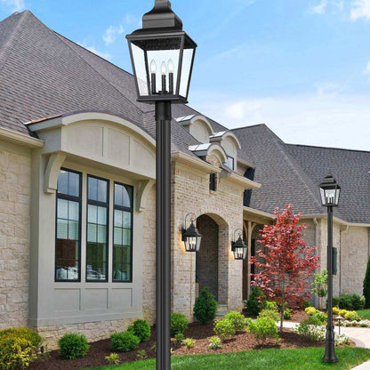 Raphael 518 Outdoor Post Light in Outside Area.