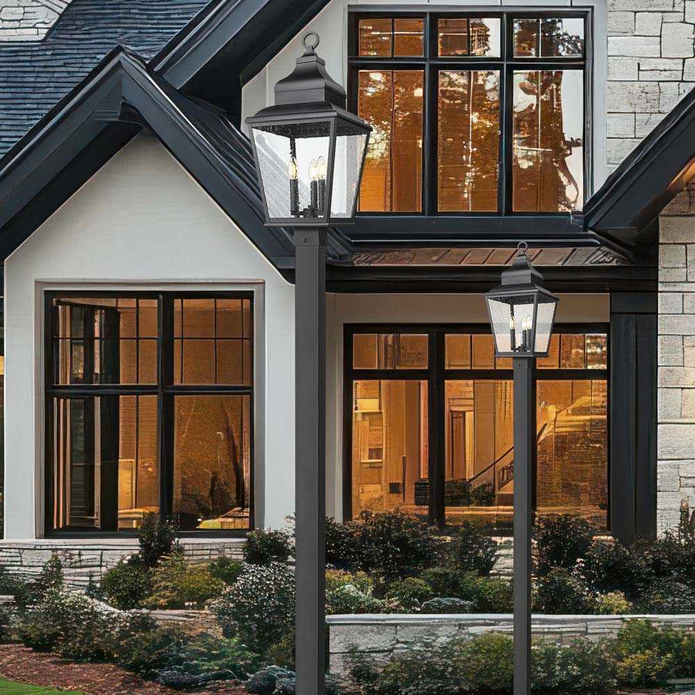 Raphael 536 Outdoor Post Light in Outside Area.