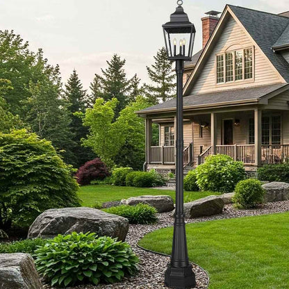 Raphael 564 Outdoor Post Light in Outside Area.
