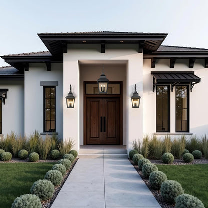 Raphael Outdoor Pendant Light in Outside Area.