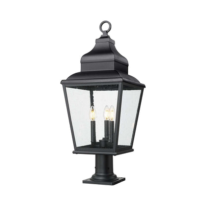 Raphael Outdoor Pier Mount Light (3-Light/Round Pier Mount).