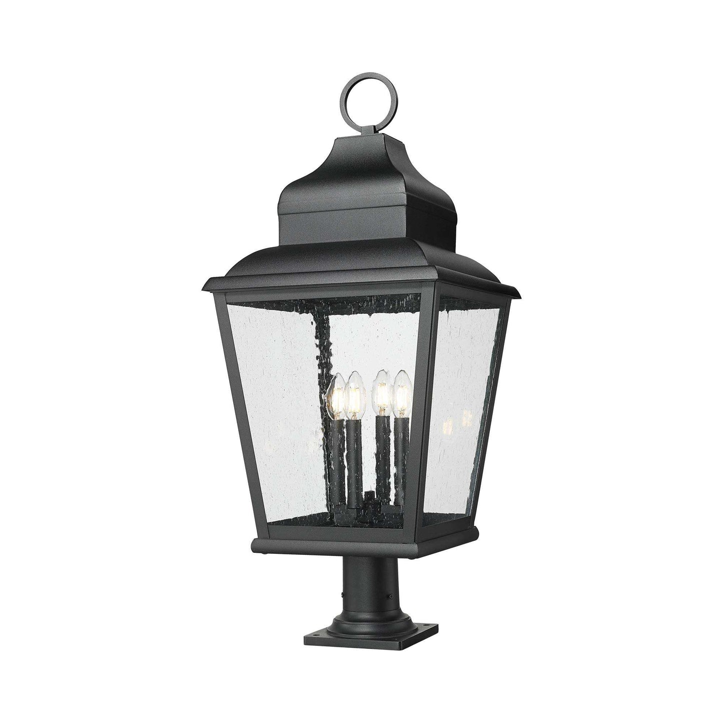 Raphael Outdoor Pier Mount Light (4-Light/Round Pier Mount).
