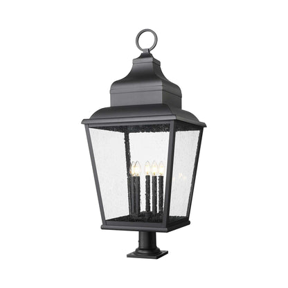 Raphael Outdoor Pier Mount Light (5-Light/Round Pier Mount).