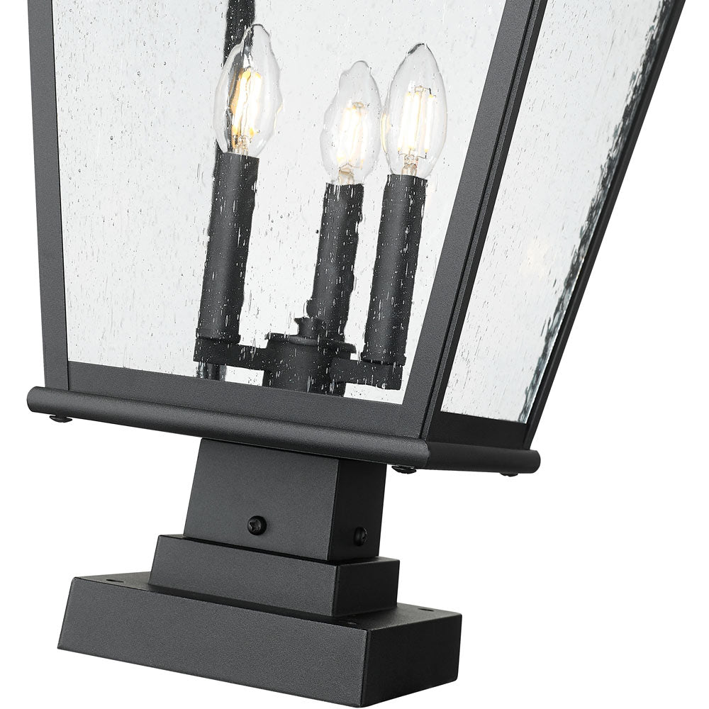 Raphael Outdoor Pier Mount Light in Detail.