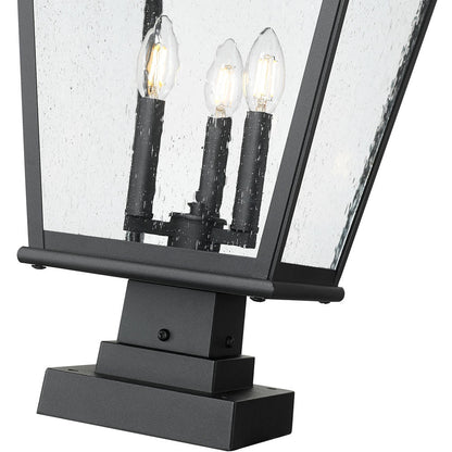 Raphael Outdoor Pier Mount Light in Detail.