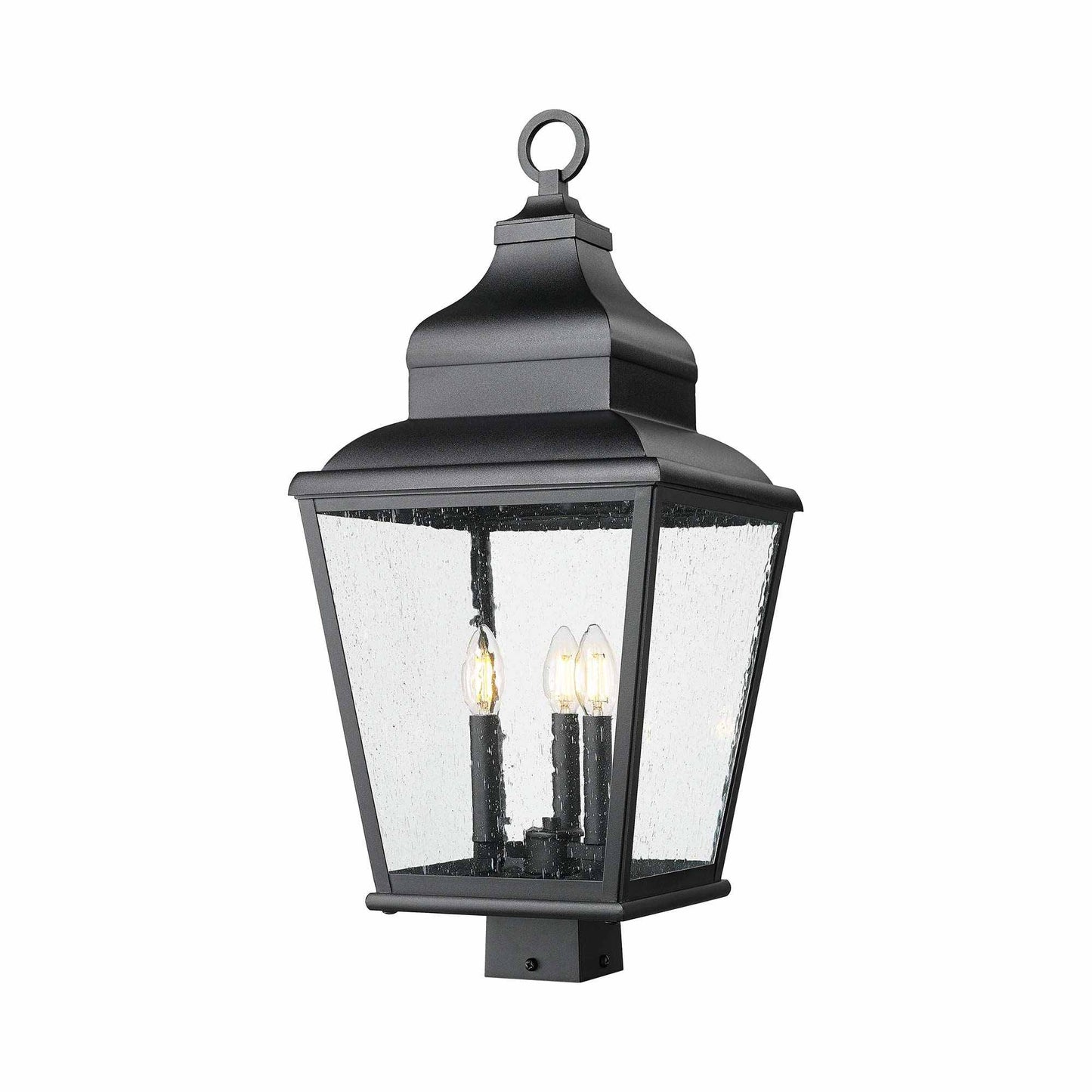 Raphael Outdoor Post Mount Light (3-Light/Square Post Mount).