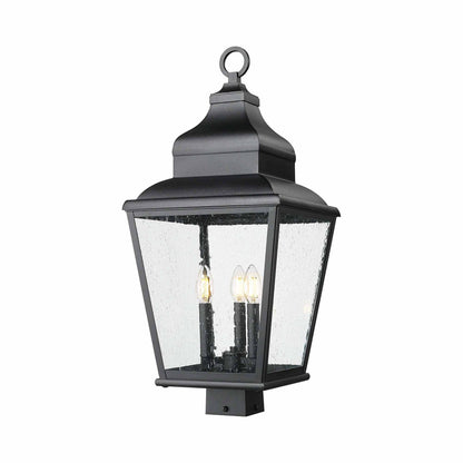 Raphael Outdoor Post Mount Light (3-Light/Square Post Mount).