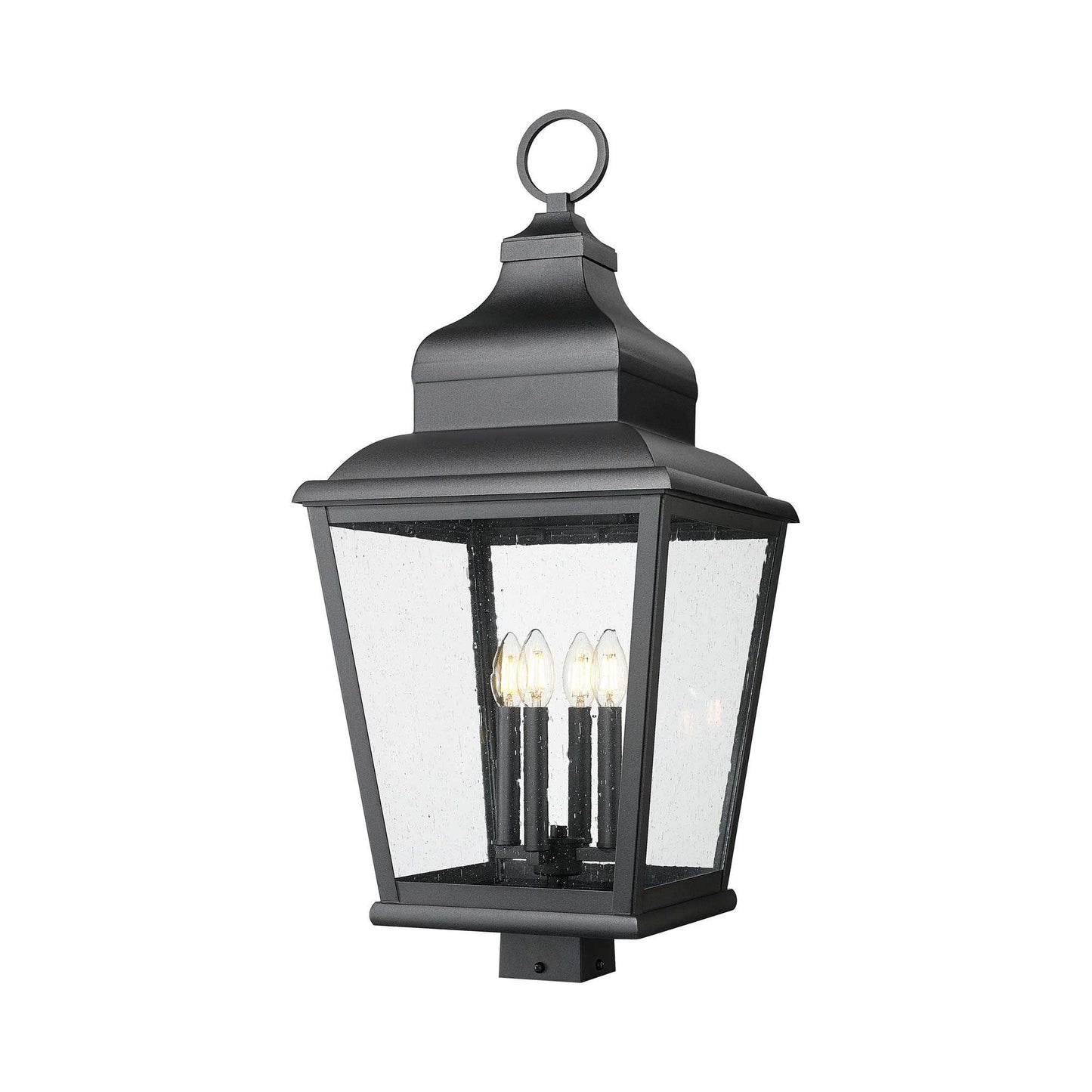 Raphael Outdoor Post Mount Light (4-Light/Square Post Mount).