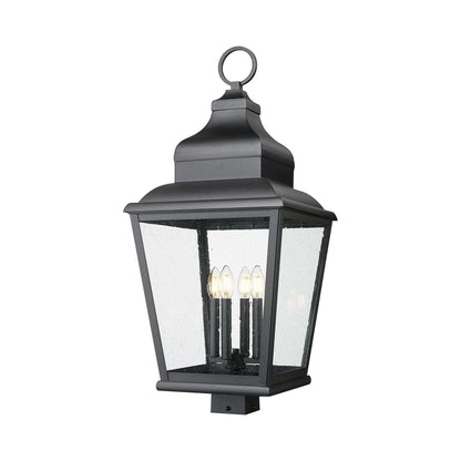 Raphael Outdoor Post Mount Light (4-Light/Square Post Mount).