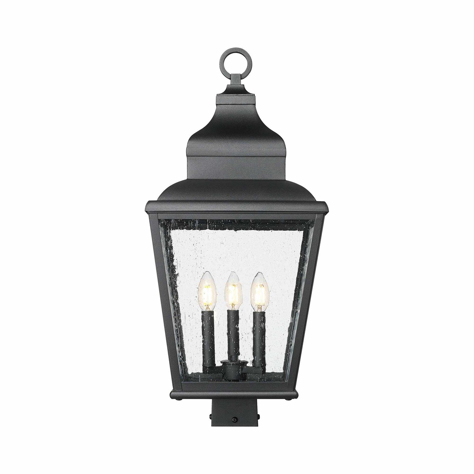 Raphael Outdoor Post Mount Light in Detail.