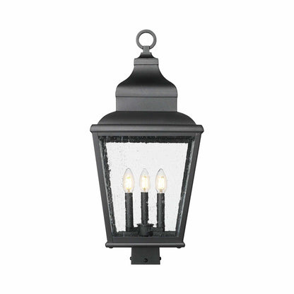 Raphael Outdoor Post Mount Light in Detail.