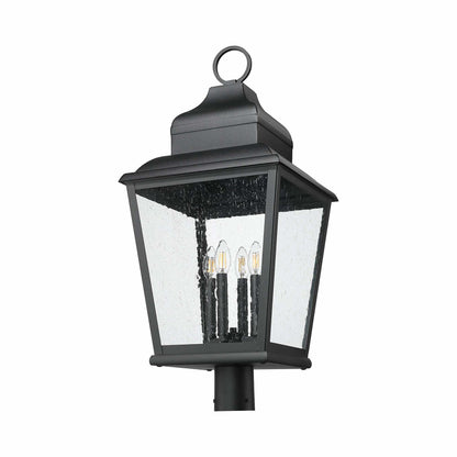 Raphael Outdoor Post Mount Light in Detail.