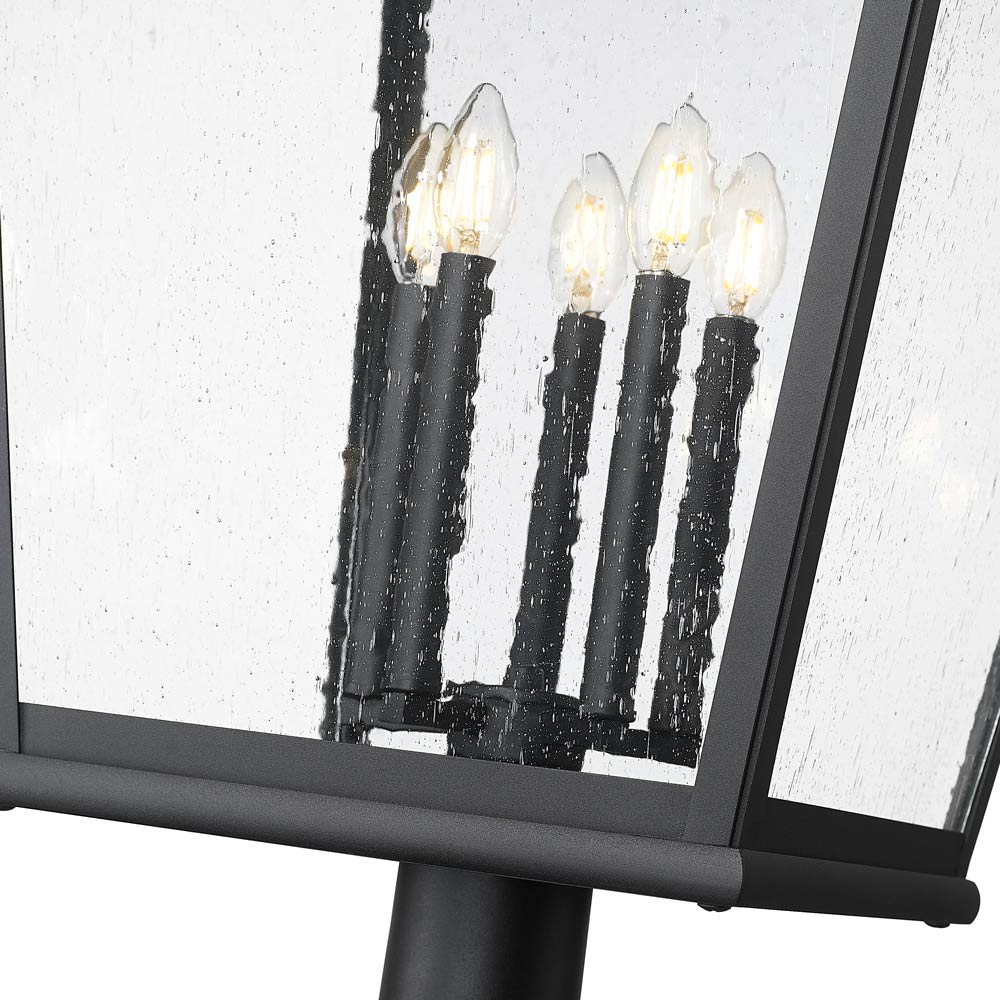 Raphael Outdoor Post Mount Light in Detail.